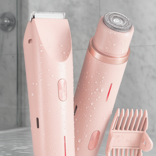 ريوان™ – جهاز إزالة شعر الجسم 2 في 1 الفاخر والمقاوم للماء