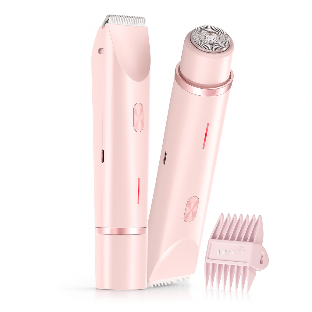 ريوان™ – جهاز إزالة شعر الجسم 2 في 1 الفاخر والمقاوم للماء